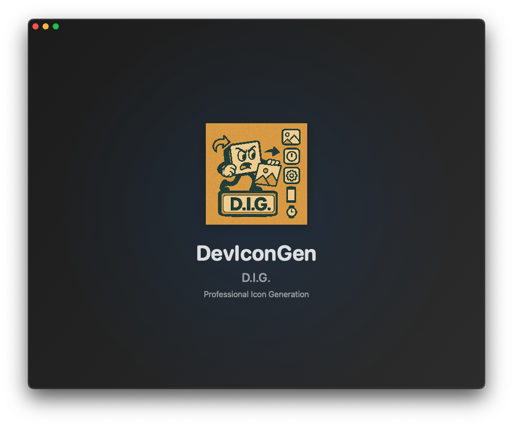 DevIconGen Loading View